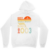 Men's Hoodie Best Mom Ever With Orange Sunset Since 2003 Hoodie