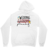 Men's Hoodie Wedding Lesson Planning With Floral Accents Cartoon Illustration