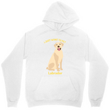 Men's Hoodie Always Watching With A Happy Sitting Labrador