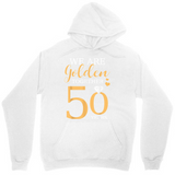 Men's Hoodie We Are Golden Shining Birthday Number Fifty Hoodie