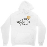 Men's Hoodie Mother Of The Bride With Radiant Gold Sparkle And Elegant Rainbow Graphic Hoodie