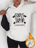 Women's Hoodie Girls Trip With Fun Summer Palm Trees And Cocktail Glass