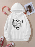Men's Hoodie Camping Life Heart Shaped Trails And Mountain Tents Hoodie