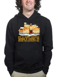 Men's Hoodie Not So Merry Christmas Bright Lights Illuminated Holiday Decorative House