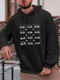 Men's Hoodie Starlit Mystical Patterned Eyes Under A Midnight Sky Watching Eye