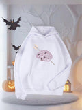 Women's Hoodie Delicate Bouquet With Light Pink Blossoms Sprinkled Amongst Soft Petals Flower