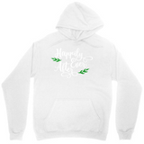 Men's Hoodie Happily Living Life Surrounded By Green Leaves Hoodie