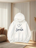 Women's Hoodie You Are The Best Smile With Playful Minimalist Face Design Hoodie