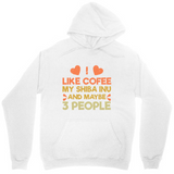 Men's Hoodie I Like Coffee And Shiba Inu Maybe Three People Hoodie