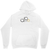 Men's Hoodie Minimal Technical Design With Interlocking Gears And Diagram Elements Hoodie