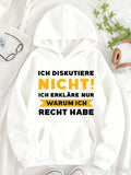Women's Hoodie Bavarian text lettering German phrase Willkommen im Suden Deutschlands