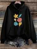 Women's Hoodie Underwater Treasures With Vibrant Starfish Shells Coral And Ocean Motifs