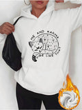Women's Hoodie Me And Karma With Starry Moon Galaxy Sleeping Cat