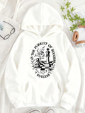 Women's Hoodie The Pursuit Of Success Surrounded By Ivy Leaves And Chessboard Pieces