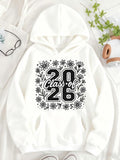 Women's Hoodie Class Of 2026 Surrounded By Playful Flowers And Whimsical Floral Designs Hoodie