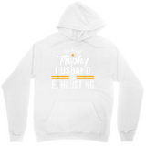 Men's Hoodie Trophy Husband Glowing Accents With Modern Bold Lettering Hoodie