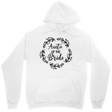 Men's Hoodie Aunt Of The Bride Surrounded By Whimsical Floral Leafy Wreaths Pattern Hoodie