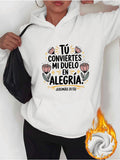 Women's Hoodie letters pattern