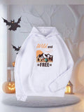 Women's Hoodie Wild And Free Vintage Mountain Landscape With Pine Trees And Sunset Hoodie