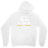 Men's Hoodie Tired Husband Exhausting Busy Day With Playful Yellow Sun Hoodie