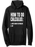 Men's Hoodie How To Do Calculus Write Down The Problem Cry Calculus Hoodie