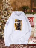 Women's Hoodie Learn Yesterday Live Today Hope For Tomorrow Inspirational Hoodie