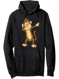 Men's Hoodie Playful Cartoon Style Dancing Monkey Hoodie