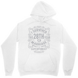 Men's Hoodie I Survived The 28th Year Marriage With My Superpower Hoodie