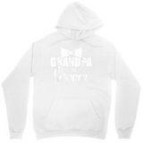 Men's Hoodie Grandpa Hero With Bow Tie And Bold Text Letters