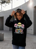 Women's Hoodie Scoop There It Is Colorful Sunglasses And Playful Ice Cream Scoops