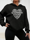 Women's Hoodie Compassionate Hearts With Strength And Care Among Loving Professionals Veterinary Squad