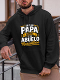 Men's Hoodie Spanish text "Youre a Great Dad & Wonderful Grandpa"