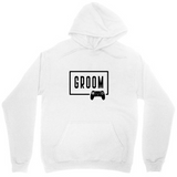 Men's Hoodie Groom Rectangle Outline With Game Controller Hoodie