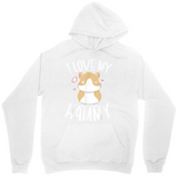 Men's Hoodie Lovely Animals With Adorable Cartoon Flowers Pastel Hamster