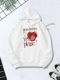 Women's Hoodie Strawberries Yes Please Surrounded By Fresh Lush Leaves Juicy Fruit Strawberry