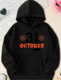 Men's Hoodie October Thirty One With Spiders And Webs Hoodie