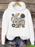 Women's Hoodie Happy New Year Glimmering Fireworks With Golden Streamers 2026