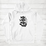 Men's Hoodie Never Listen To The Yakking Of Small Fish Surrounded By Hooks