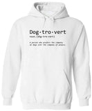 Men's Hoodie Dog Tro Vert Definition Dictionary Style With Playful Minimal Text Hoodie
