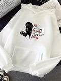 Men's Hoodie Ill Always Be Your Biggest Fan With Hand Drawn Heart Motif Holding Football Player