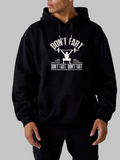 Men's Hoodie Dont Fart Weightlifting Funny Quote With Barbells And Powerlifting Man