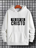 Men's Hoodie Spanish Christian print