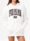 Women's Hoodie Fur Mama Playful Lettering On Cozy Soft Hoodie