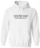 Men's Hoodie Foster Dad Parenthood Requires Love Not Dna Hoodie