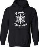 Men's Hoodie Family Christmas Snowflake Surrounded By Festive Winter Holiday Cheer Hoodie