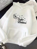 Men's Hoodie Scatter Kindness Dandelion Seeds Blowing In The Gentle Breeze Hoodie