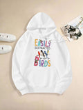 Women's Hoodie Easily Distracted By Bright Colorful Birds