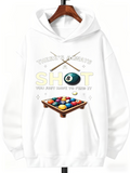 Men's Hoodie Theres Always Shot With Eight Ball Pool Table