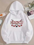 Men's Hoodie Hockey Grandma With Crossed Sticks Puck And Bold Typography Hoodie
