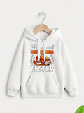 Women's Hoodie Personal Chicken Wings Tester Surrounded By Saucy Fried Chicken Plate